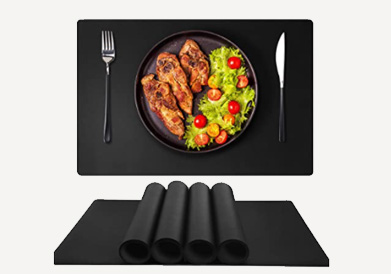 Waterproof Silicone Placemats, Non-Stick Baking Mat, Non-Slip Dining Placemat for Kids, Heat Resistant Insulation Countertop Protector Pads